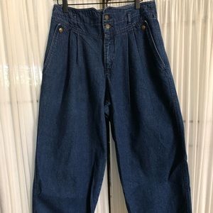 Liz Wear vintage wide leg culottes